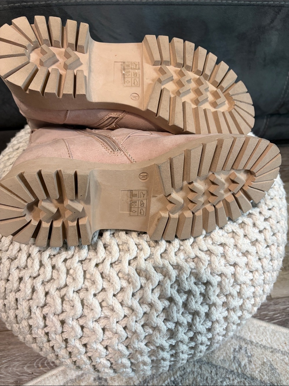 Journee Collection Taupe Double-Buckle Ankle Booties - Picture 5 of 5